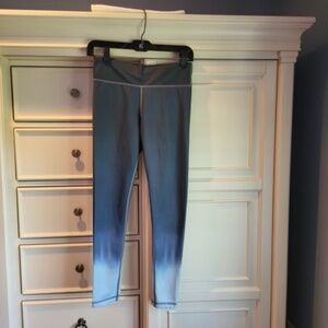 Vie Active Blue Ombre Leggings Size Small